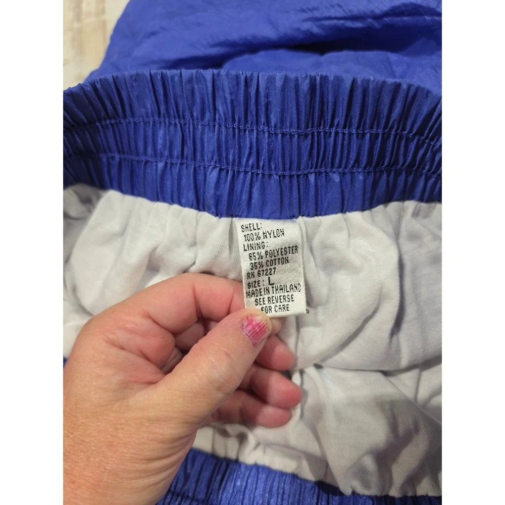 Vintage Laura Katherine Colorblock Tracksuit Blue Pink Windbreaker Set M L